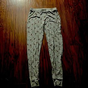 Item-pj pants.  Brand-lavin en rose.  Colour-grey and red